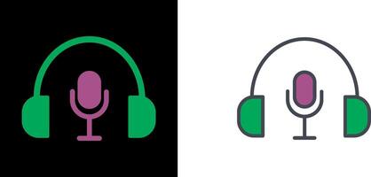 Podcast Icon Design vector