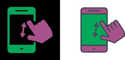 Swipe Icon Design vector