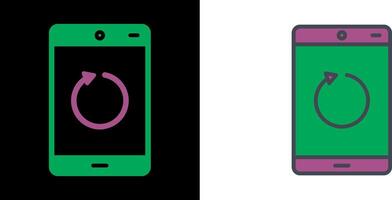 Restart Icon Design vector
