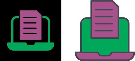 Document Icon Design vector