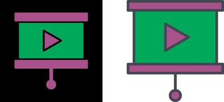 Slideshow Icon Design vector