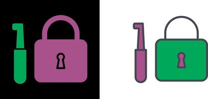 Lockpick Icon Design vector