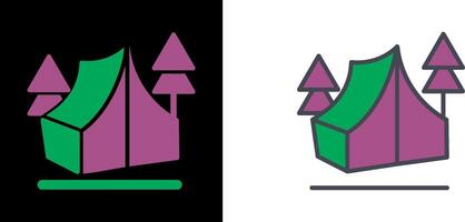 Camp Icon Design vector