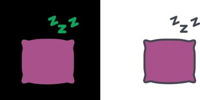 diseño de icono de almohada vector