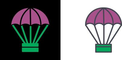 Parachute Icon Design vector