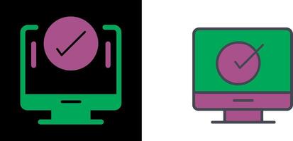 Tick Icon Design vector