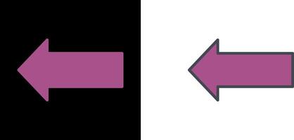 Left Icon Design vector