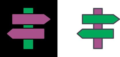 Signpost Icon Design vector