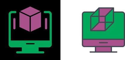 diseño de icono de cubo vector