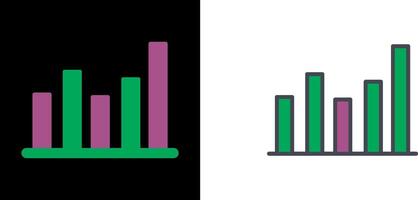 Chart Icon Design vector