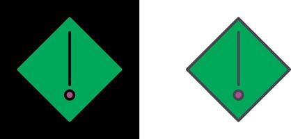 Warning Icon Design vector