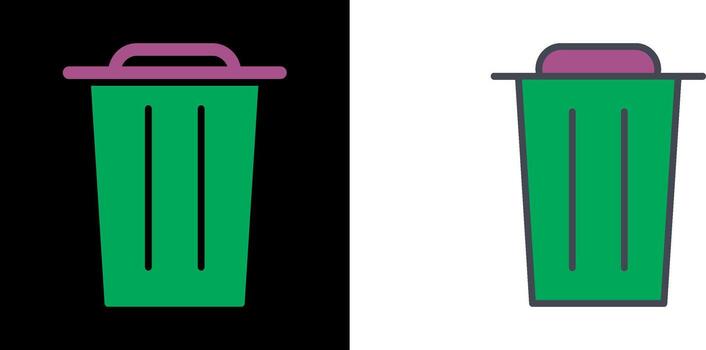 Garbage Icon Design vector