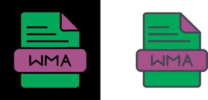 WMA Icon Design vector