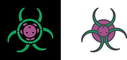 Biohazard Icon Design vector