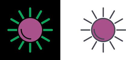 Sun Icon Design vector