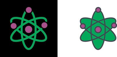 Atom Icon Design vector