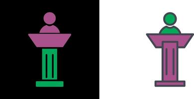Podium Icon Design vector
