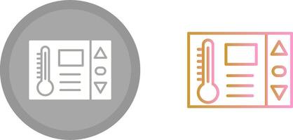 Thermostat Icon Design vector