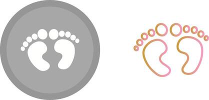 Feet Icon Design vector