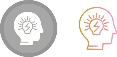 Brainstorming Icon Design vector