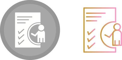 Checklist Icon Design vector