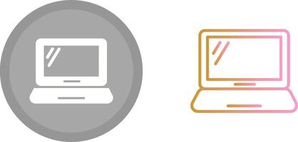 Laptop Icon Design vector