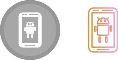 androide icono diseño vector
