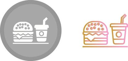 meriendas icono diseño vector