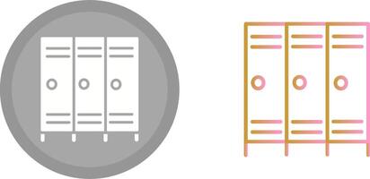 Lockers Icon Design vector