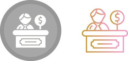 Cashier Icon Design vector