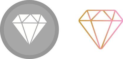 diseño de icono de diamante vector