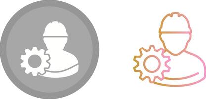 Engineer Icon Design vector