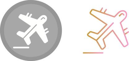 Airplane Icon Design vector