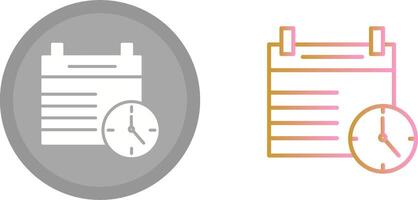 Clock Icon Design vector