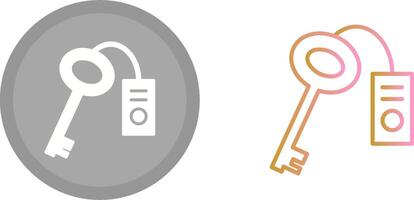 Key Icon Design vector