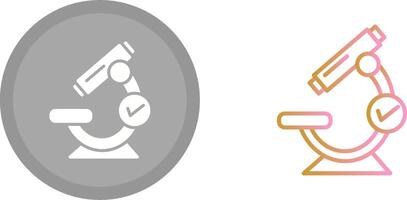 Microscope Icon Design vector