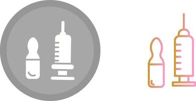 Injection Icon Design vector