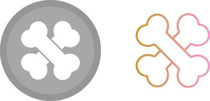 Bone Icon Design vector