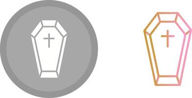 Coffin Icon Design vector