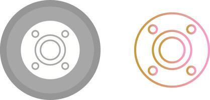 Flange Icon Design vector
