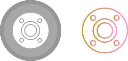 Flange Icon Design vector