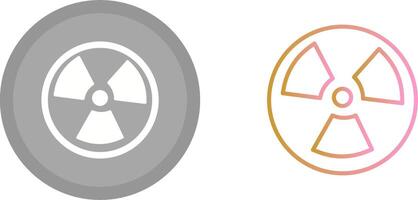 Nuclear Icon Design vector