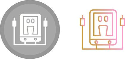 Voltmeter Icon Design vector