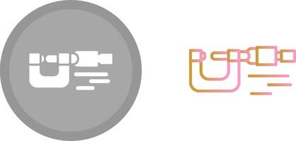 Micrometer Icon Design vector