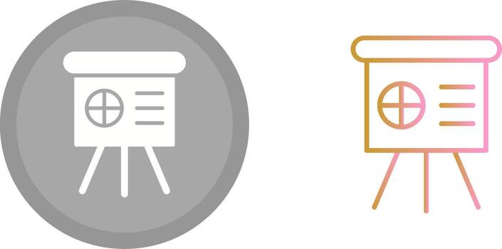 Presentation Icon Design vector