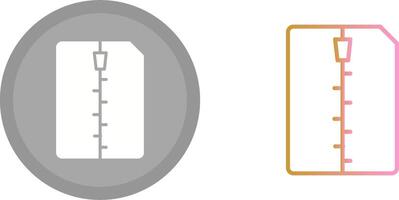 Compressed Icon Design vector