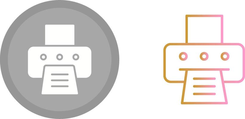 Print Icon Design