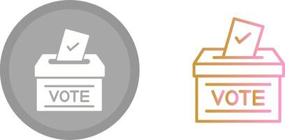 Ballot Icon Design vector