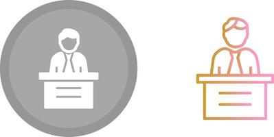 Candidate Icon Design vector
