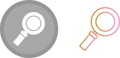 Magnifier Icon Design vector